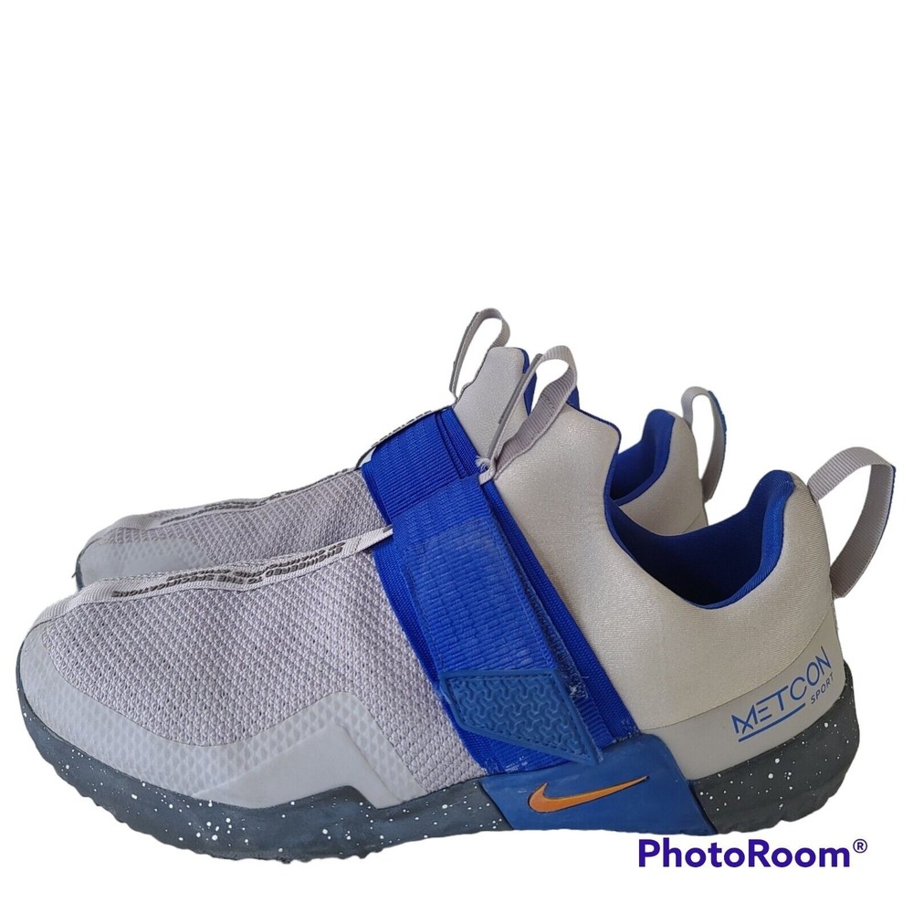 Nike  Metcon Sport Mens Size 11 AQ7489-002 Gray Blue Training Shoes Sneakers - Picture 2 of 13